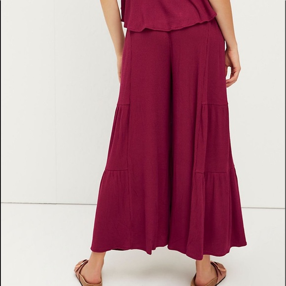 NEW FREE PEOPLE Porter Set Knit Pant & Crop Top XS - Picture 4 of 16